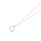 Colgante de Oro 18kt Corazón 20 Circonita - Miniatura 2