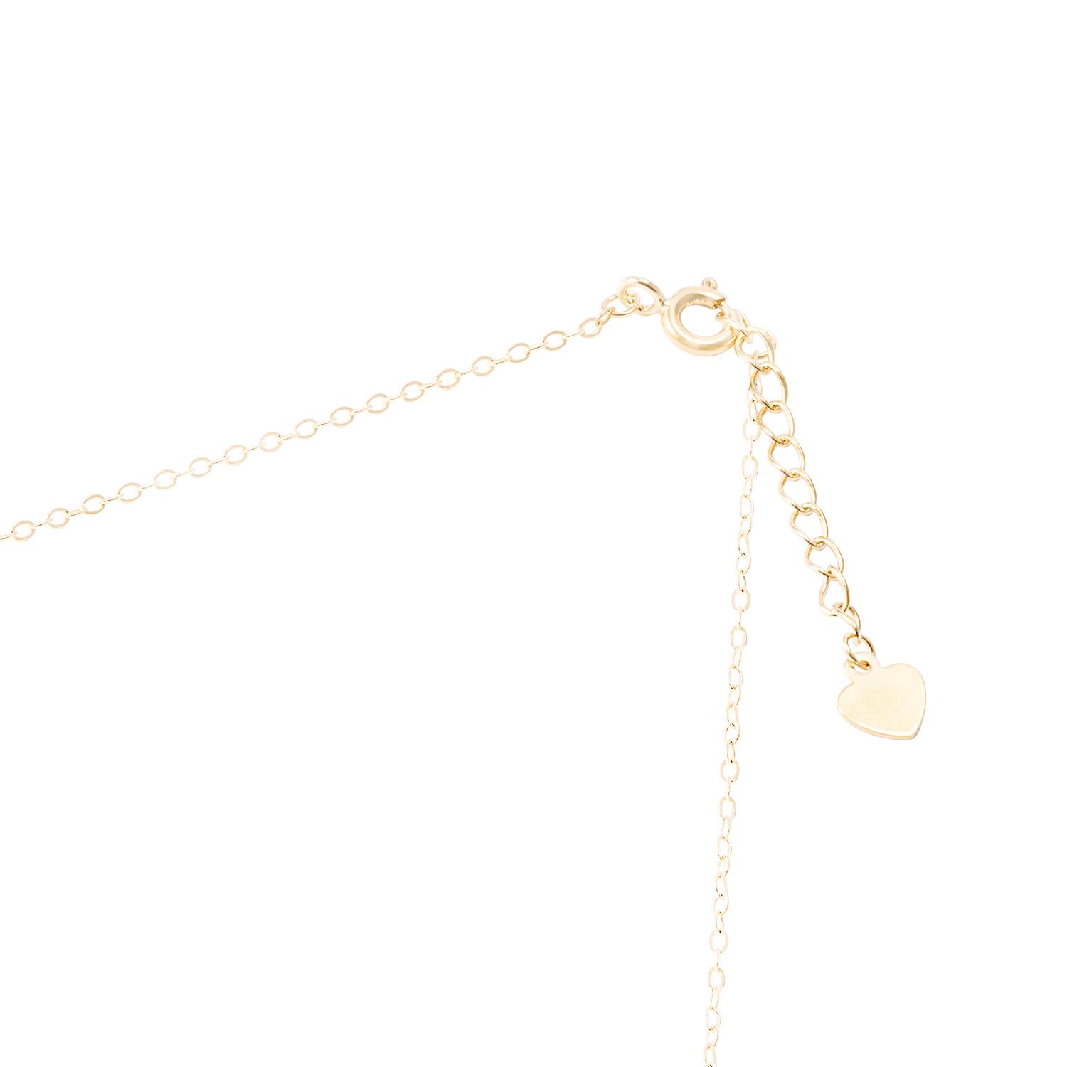 Collar Revestido en Oro 18kt Circulo Circonita 3