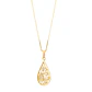 Colgante de Oro 18kt Gota Calada - Miniatura 3