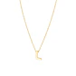 Collar de Oro 18kt Letra L - Miniatura 2