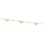 Pulsera de Oro 18kt Trío Corazones - Miniatura 3