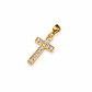 Colgante Oro Amarillo 18kt Cruz Circonita 23x11mm - Miniatura 1