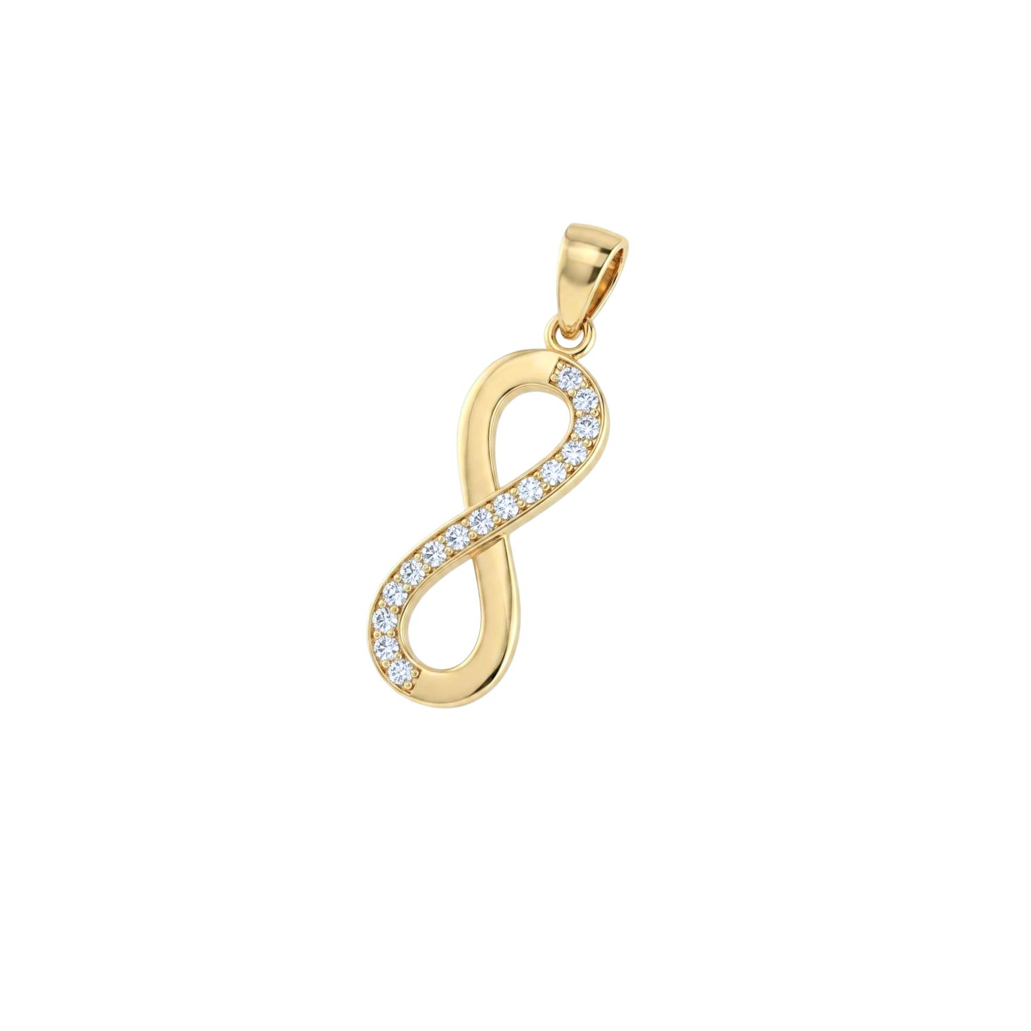 Colgante  Oro 18kt Infinito Circon 1