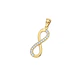 Colgante  Oro 18kt Infinito Circon - Miniatura 1