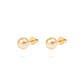 Aros Oro Amarillo 18kt Perlas 10 - 10,5 mm - Miniatura 1