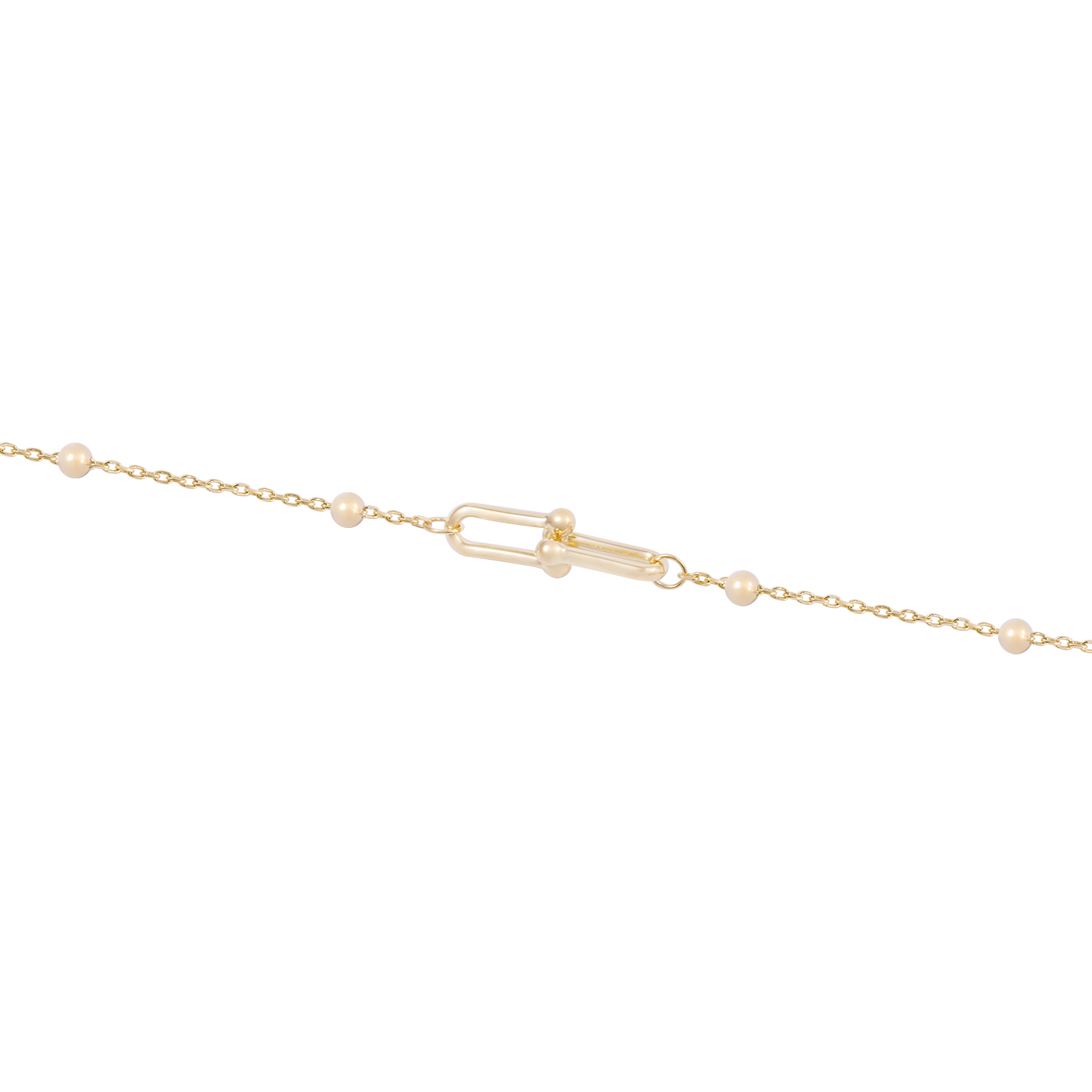 Pulsera de Oro 18kt Eslabones entrelazados 3
