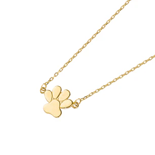 Collar de Oro 18kt Patita de Perro