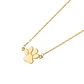 Collar de Oro 18kt Patita de Perro - Miniatura 1
