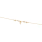 Pulsera de Oro 18kt Cruz Central - Miniatura 3