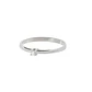 Anillo Compromiso Platino 950  Mónaco 1x6ptos Diamante - Miniatura 3