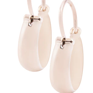 Aros Oro Miel 18kt  Bote 10mm