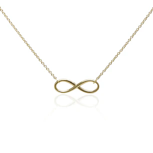 Collar de Oro 18kt Infinito Liso
