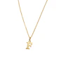 Colgante Inicial F Prestigio Oro Miel 18kt - Miniatura 2