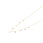 Collar de Plata Esterlina 925 Choker 9 Circones Colgantes Revestido en 18Kt - Miniatura 1