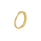 Anillo Compromiso de Oro 18Kt Medio Cintillo Delgado - Miniatura 2
