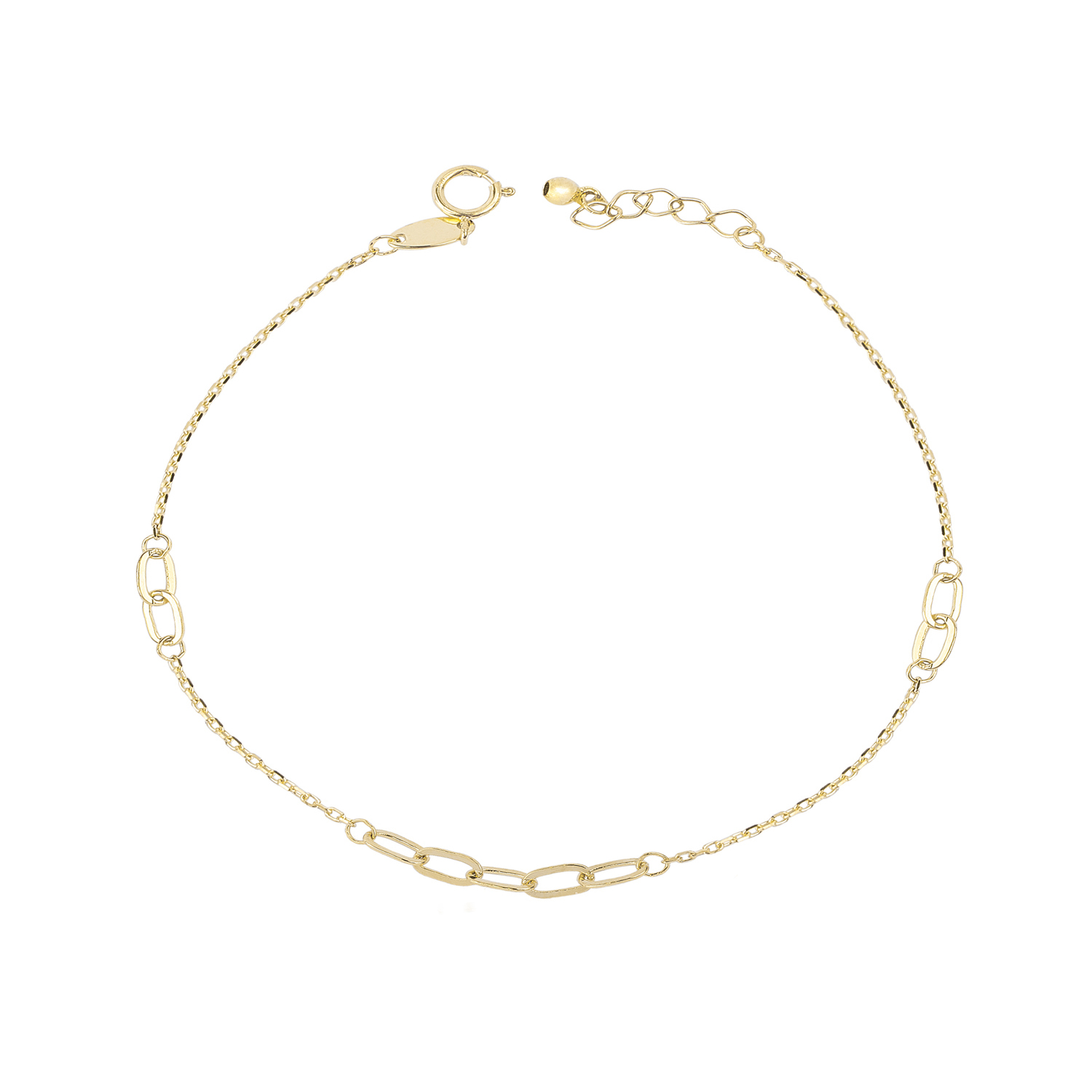 Pulsera de Oro 18kt 9 Eslabones 1