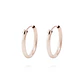 Aros Oro Miel 18kt  Argolla 10mm - Miniatura 1