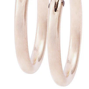 Aros Oro Miel 18kt  Argolla 10mm