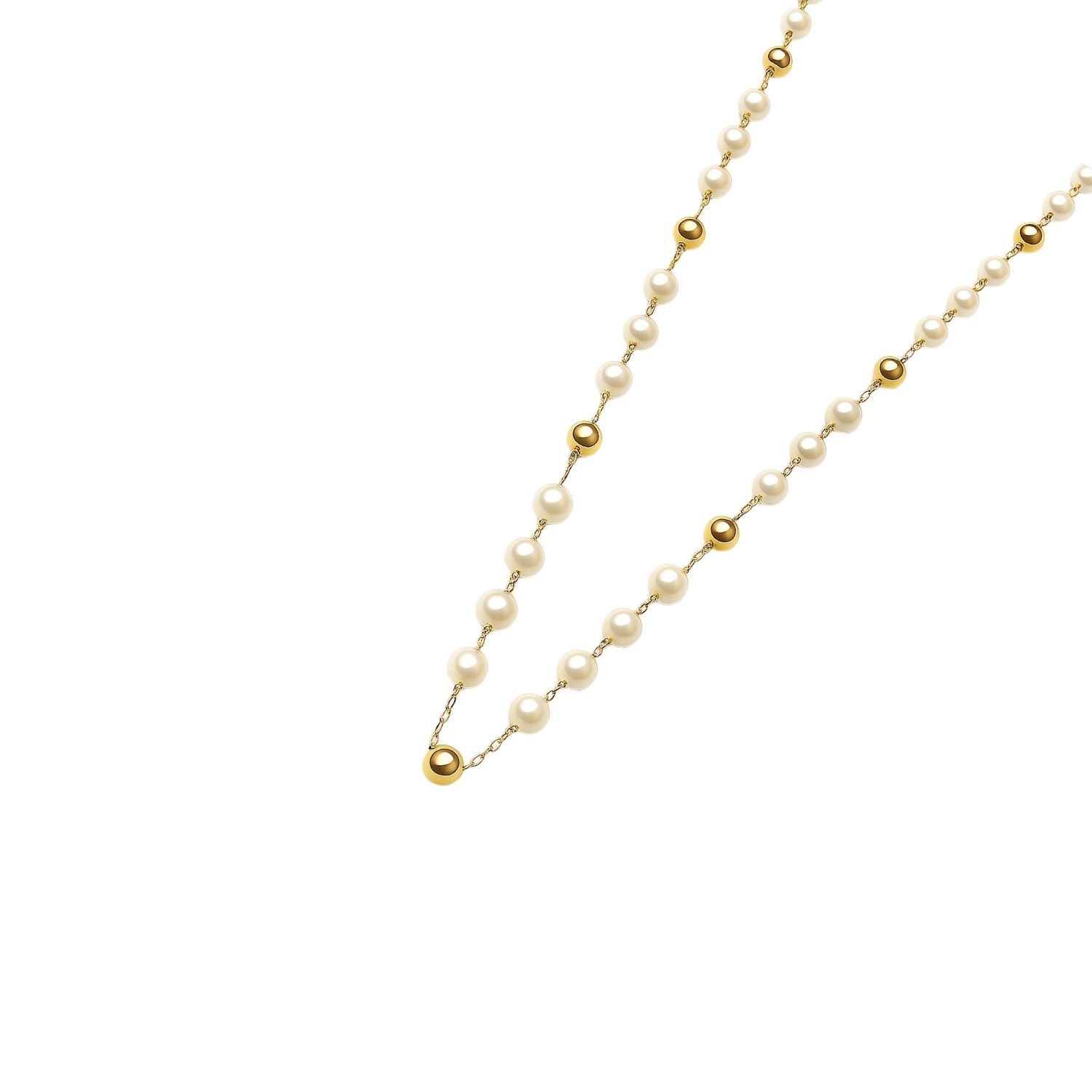 Collar Oro Amarillo 18kt Perlas Cultivadas 5MM 3
