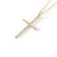 Collar de Oro Blanco 18kt con Diamantes 8 Pts Totales SI/H Corte Brillante - By Danielle Costantini - Miniatura 1