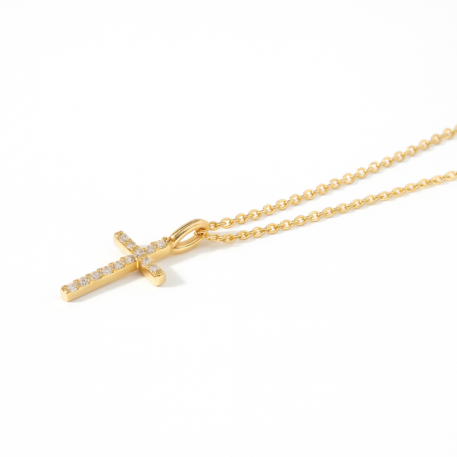 Collar de Oro Blanco 18kt con Diamantes 8 Pts Totales SI/H Corte Brillante - By Danielle Costantini 2