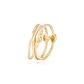 Anillo Triple Oro Amarillo 18kt - Miniatura 2