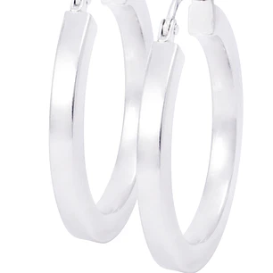 Aros de Plata Esterlina 925 Argollas 4788