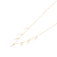 Collar de Plata Esterlina 925 Choker Cruces Colgantes Revestido en 18Kt - Miniatura 1