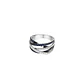 Anillo de Oro Blanco 18kt con Diamantes de 47 Puntos Totales Corte Brillante SI/H 94pts Zafiro - By Danielle Costantini - Miniatura 3