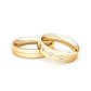 Par Argollas Matrimonio de Oro Amarillo 18kt Gio 4,0mm Diamante 3x2Pts - Miniatura 2