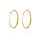 Aros de Oro 18kt Argollas Delgada - Miniatura 1