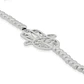 Pulsera de Plata Esterlina 925 Mano de Fátima Ajustable - Miniatura 3