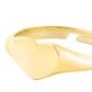 Anillo de Plata Esterlina 925 Corazón Revestido en Oro 18kt - Miniatura 2
