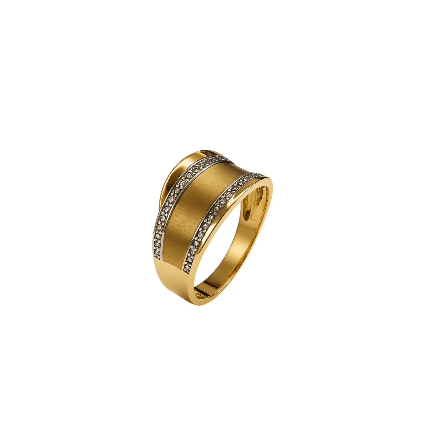 Anillo Oro 18kt Satinado 1