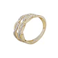 Anillo de Oro 18kt Cadeneta Circon - Miniatura 1