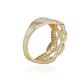 Anillo de Oro 18kt Cadeneta Circon - Miniatura 2