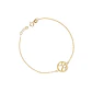 Pulseras de Oro 18kt Modelo Medalla Patita - Miniatura 2