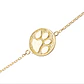 Pulseras de Oro 18kt Modelo Medalla Patita - Miniatura 3
