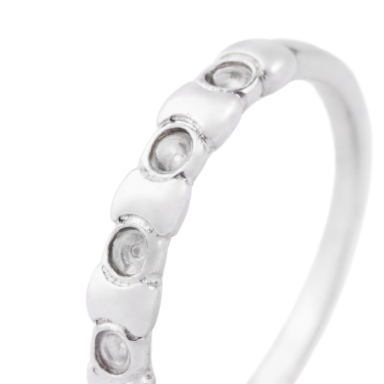 Anillo de Plata Esterlina 925 Cinco Circonitas 11 2