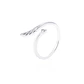 Anillo de Plata Esterlina Abierto estilo Pluma - Miniatura 1