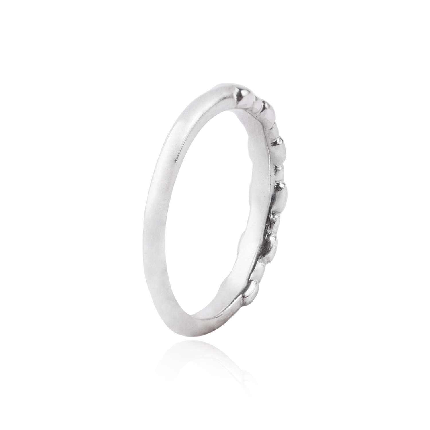 Anillo de Plata Esterlina 925 Cinco Circonitas 11 3