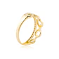 Anillo de Oro 18kt Circulo Circon 1269 - Miniatura 3