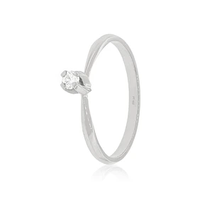 Anillo Compromiso Platino 950  Niza 1x10ptos Diamante