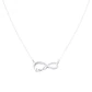 Collar de Plata Esterlina 925 Infinito Circón - Miniatura 2
