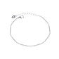 Pulsera de Plata Esterlina 925 Palito Circonita Ajustable - Miniatura 1