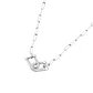 Collar de Plata Esterlina 925 Circon Entrelazado - Miniatura 1