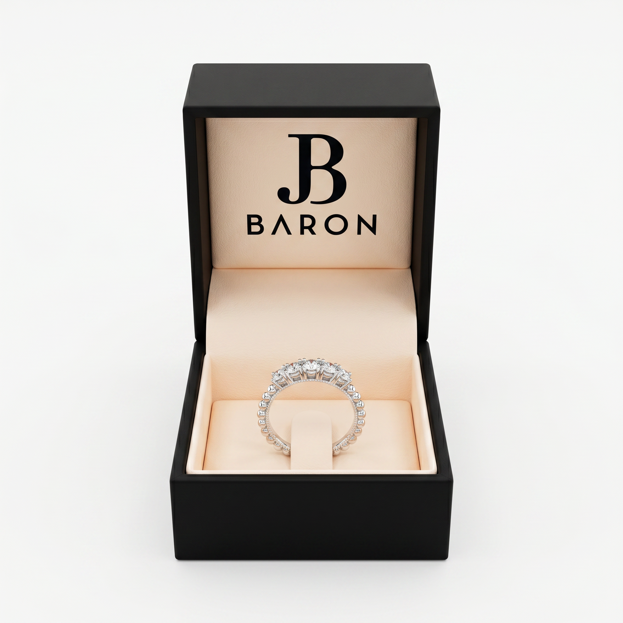 Anillo Oro Blanco 18kt Diamantes 38 Pts Tiara 2