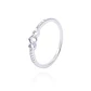 Anillo de Plata Esterlina Estilo Rombo Circones - Miniatura 1