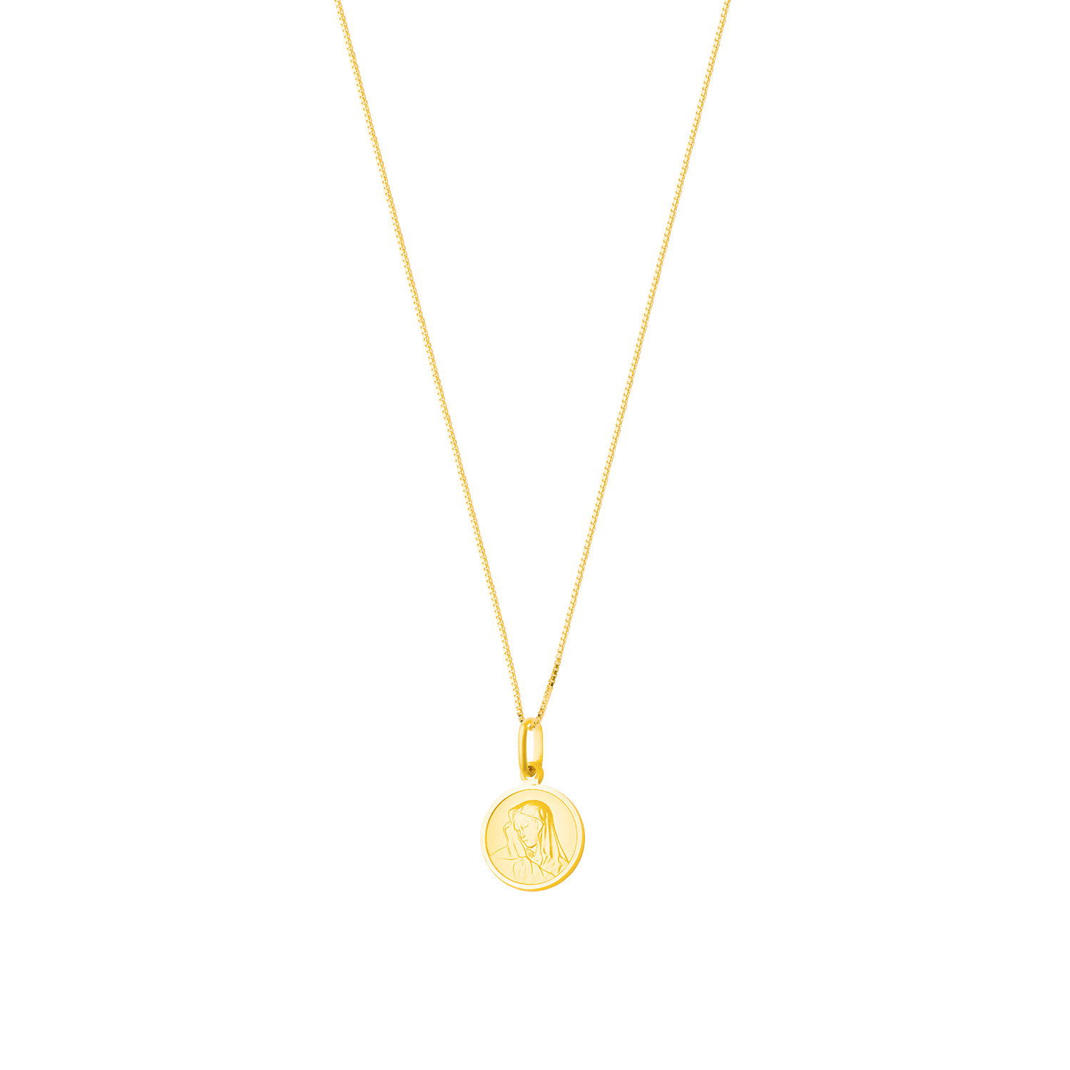 Colgantes de Oro 18kt Modelo Niña Virgen 3