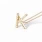 Collar Oro 18kt Letra K Diamantes 10Pts | Danielle Costantini - Miniatura 2